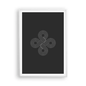 Poster în ramă albă - În spirit celtic - 70x100 cm