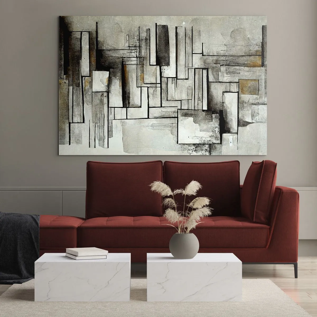 Tablou pe sticlă - Puterea simplității - 70x50 cm