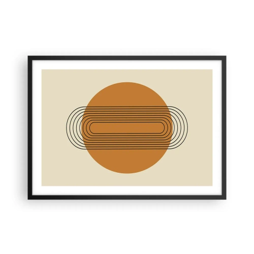 Poster în ramă neagră - Planul perfect - 70x50 cm