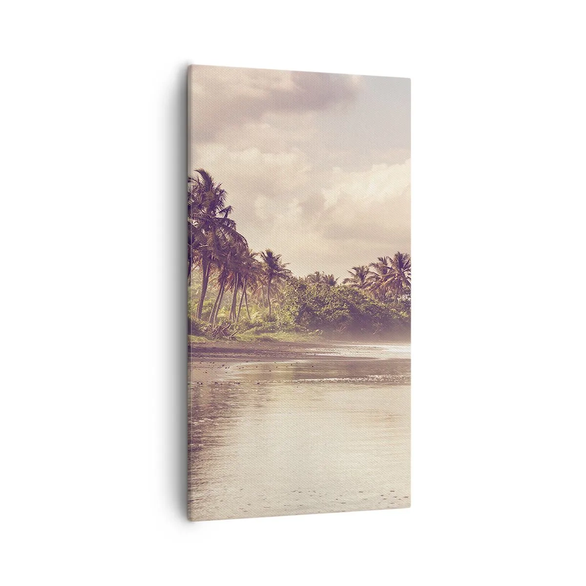 Tablou pe pânză - Mângâind valurile - 55x100 cm