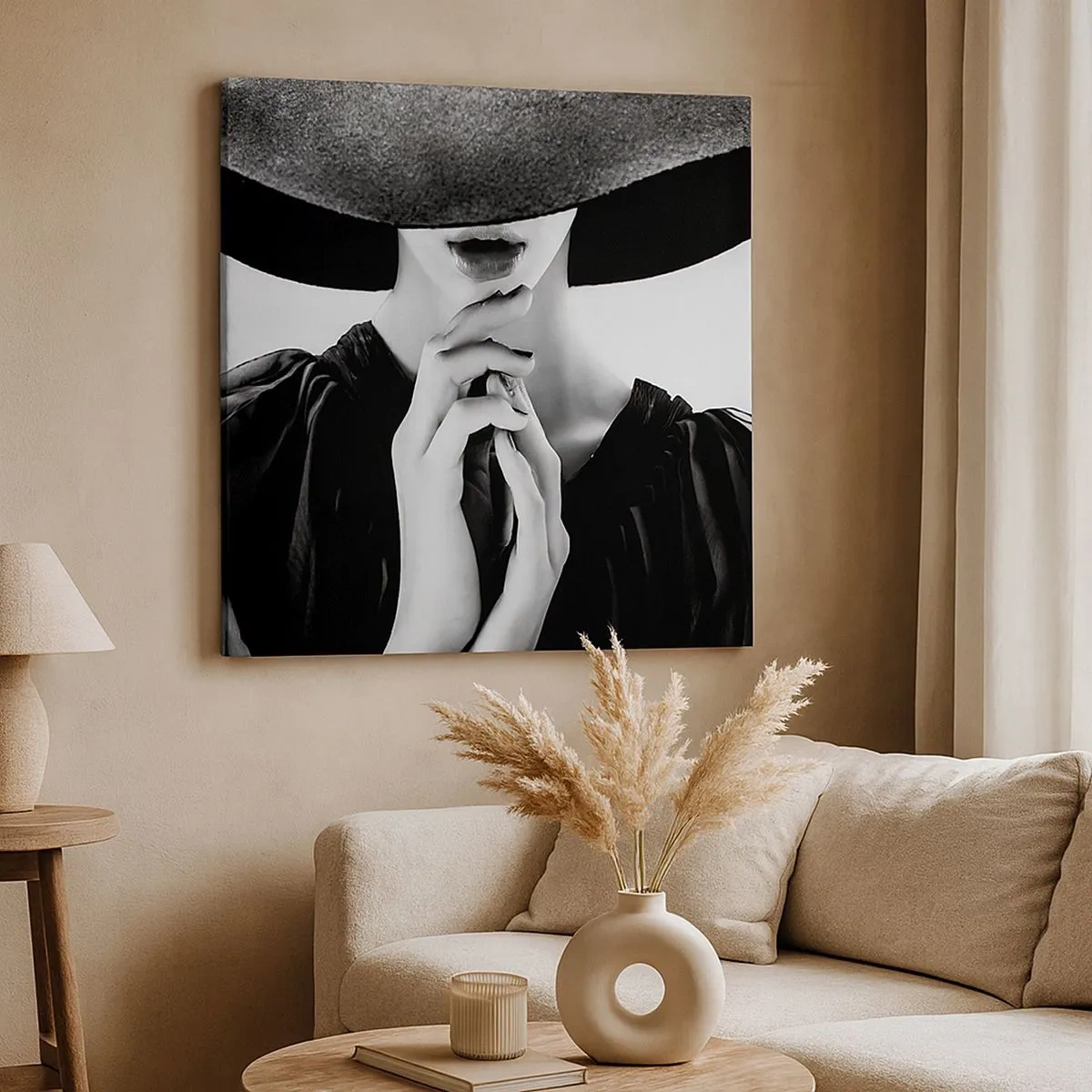 Tablou pe pânză - Frumusețea ascunsă - 30x30 cm