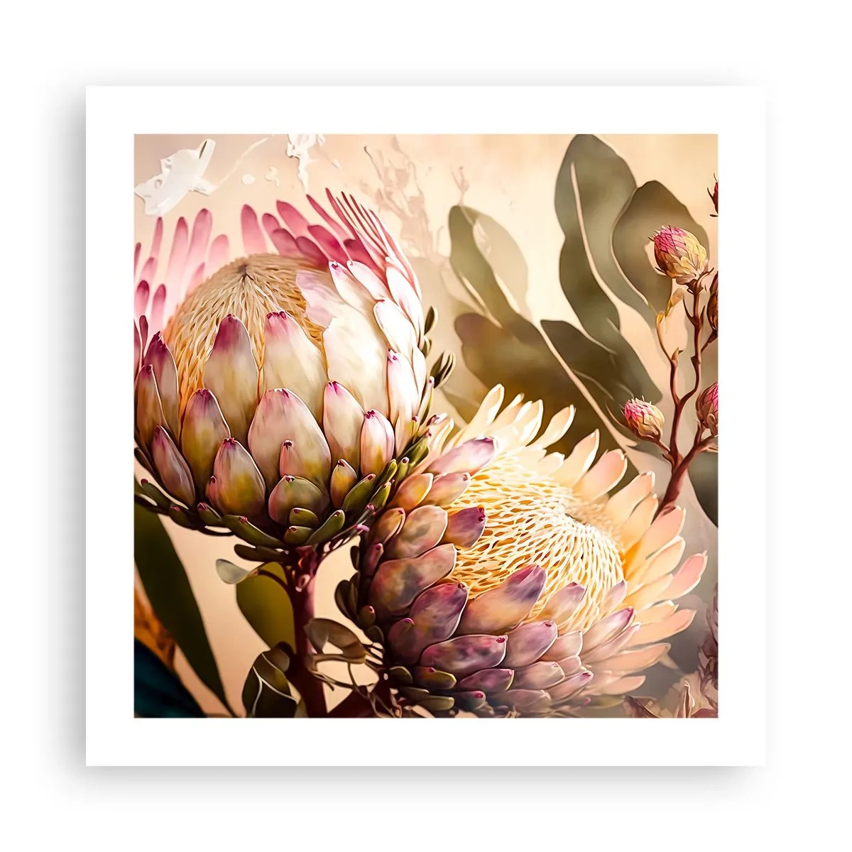 Poster - Îmbrățișare cu tandrețe - 50x50 cm