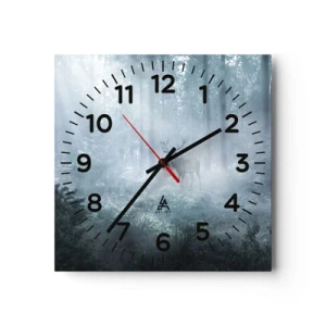 Ceas de perete - Ceas pe sticlă - Plimbarea de dimineață prin regat - 40x40 cm