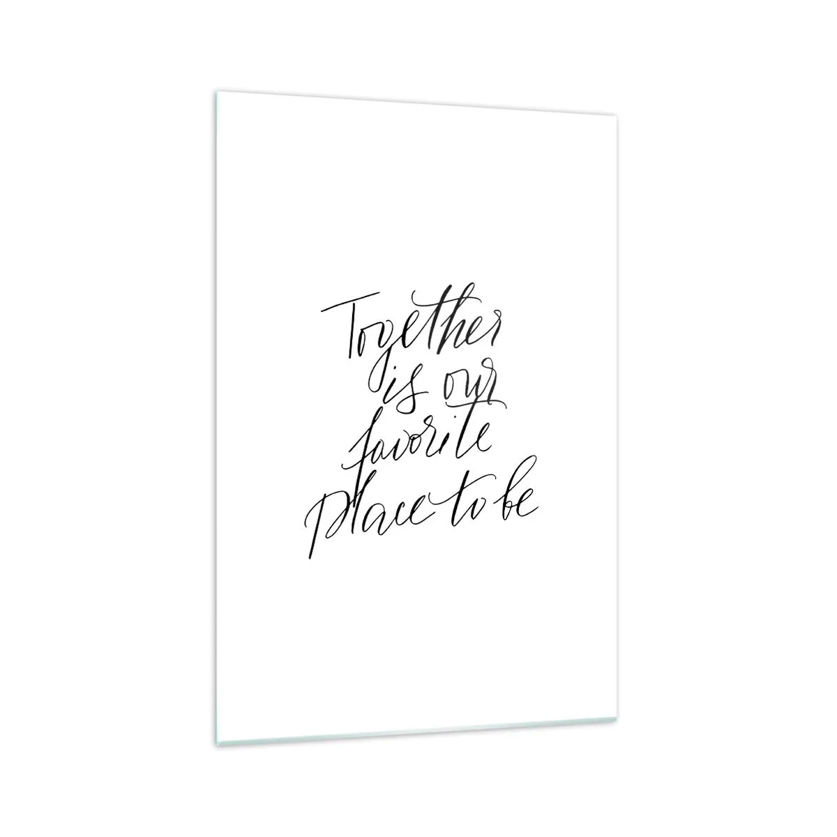 Tablou pe sticlă - O simți și tu? - 70x100 cm