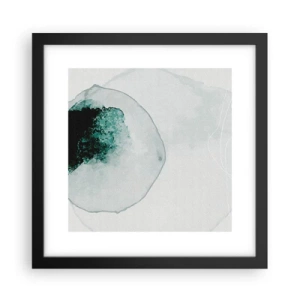 Poster în ramă neagră - Într-o picătură de apă - 30x30 cm