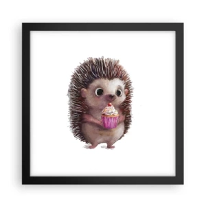 Poster în ramă neagră - Fiecare zi este o sărbătoare - 30x30 cm