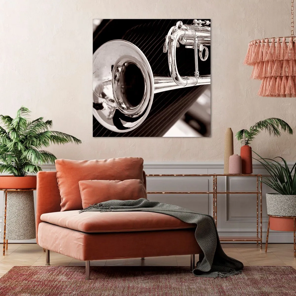 Tablou pe pânză - O călătorie muzicală în anii `30 - 40x40 cm