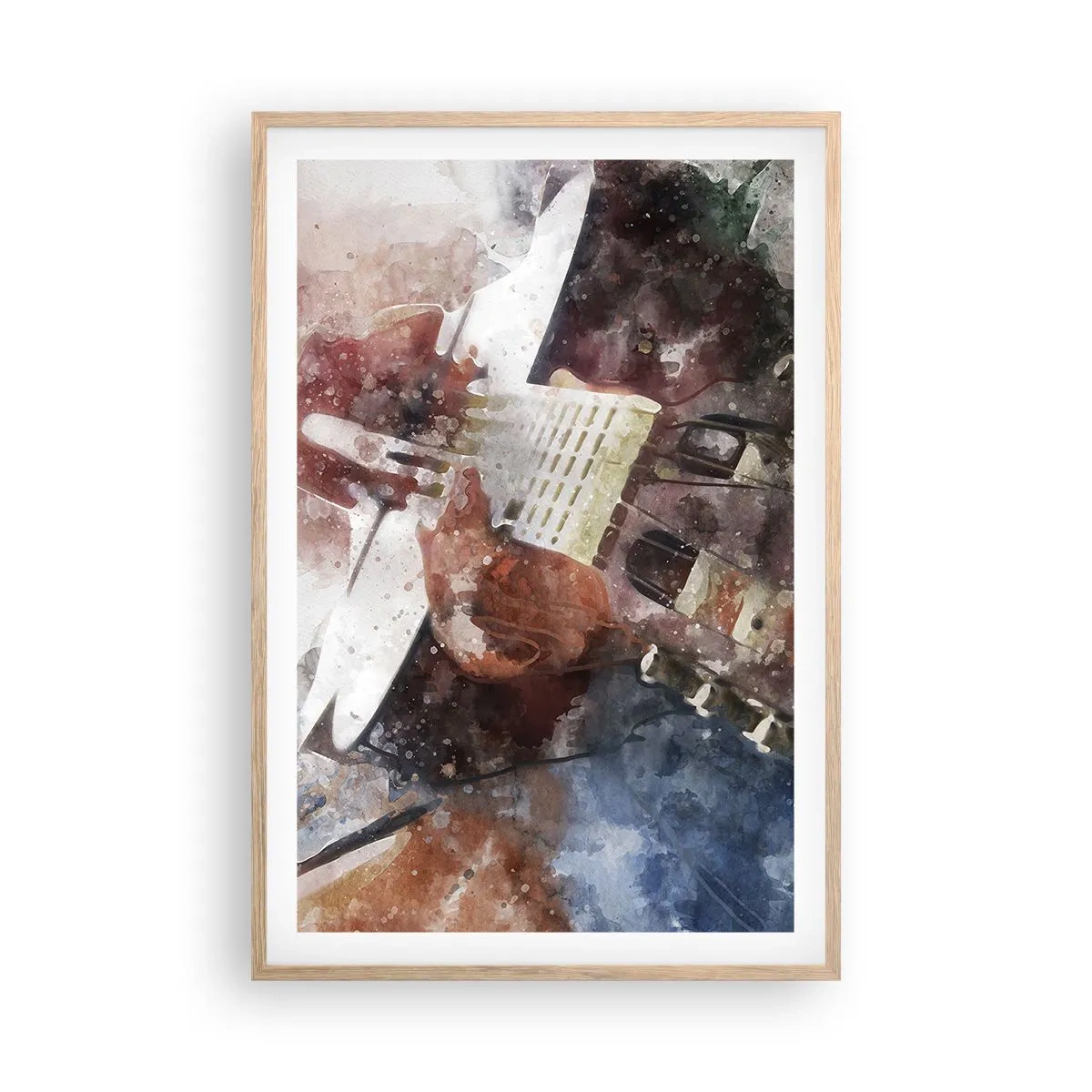 Poster în ramă de stejar deschis - Și ce părere ai? - 61x91 cm