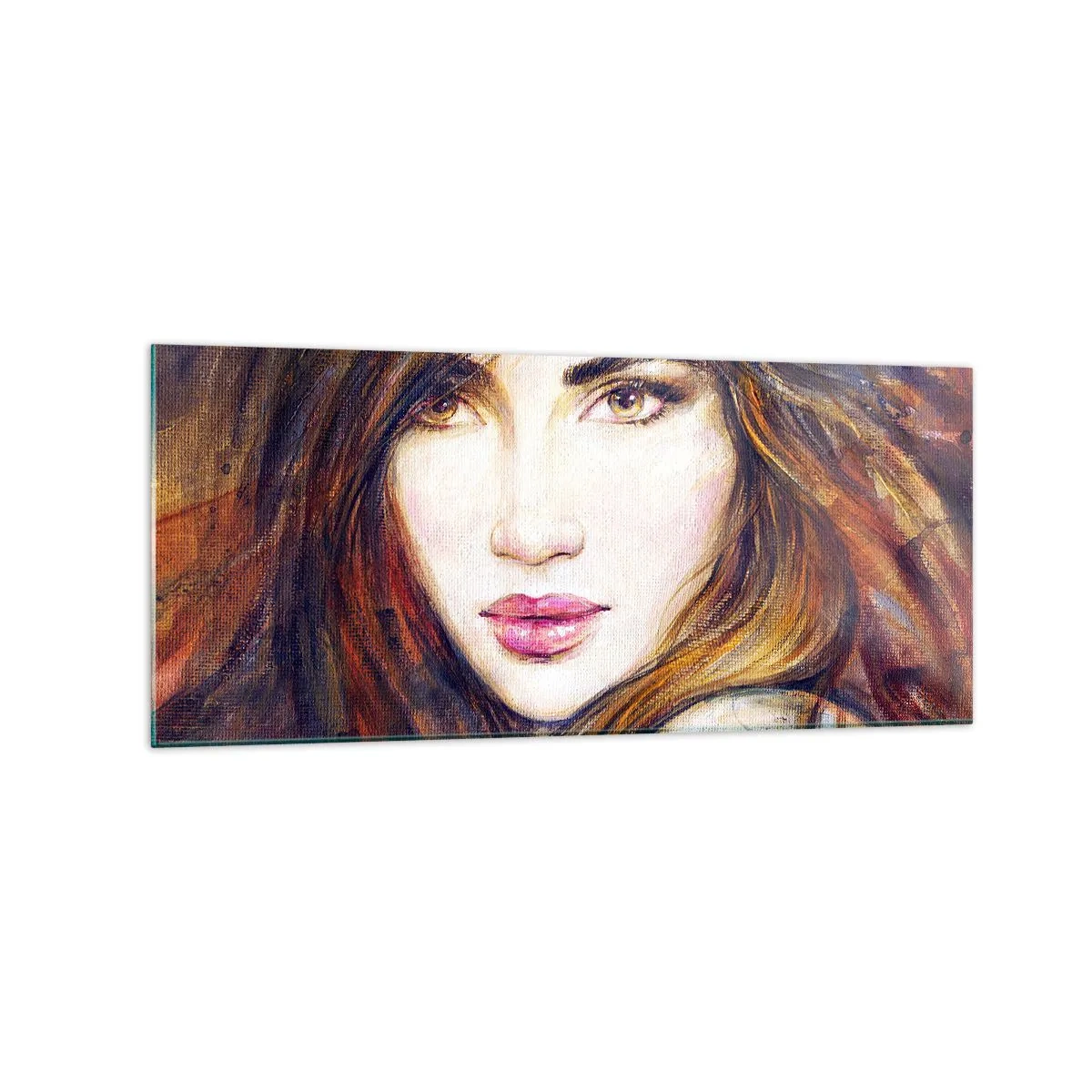 Tablou pe sticlă - Un bănuț pentru gândurile tale - 120x50 cm