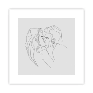 Poster - Cu aceeași linie - 30x30 cm