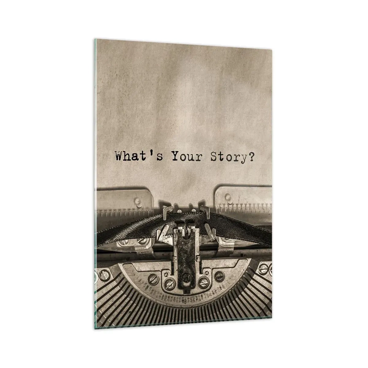 Tablou pe sticlă - Spune-mi - 80x120 cm