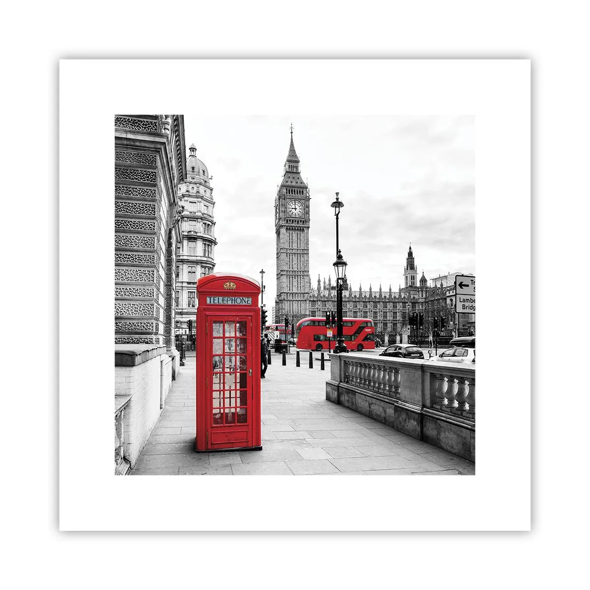 Poster - Fără îndoială, Londra - 30x30 cm