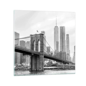 Tablou pe sticlă - New York vibes - 30x30 cm