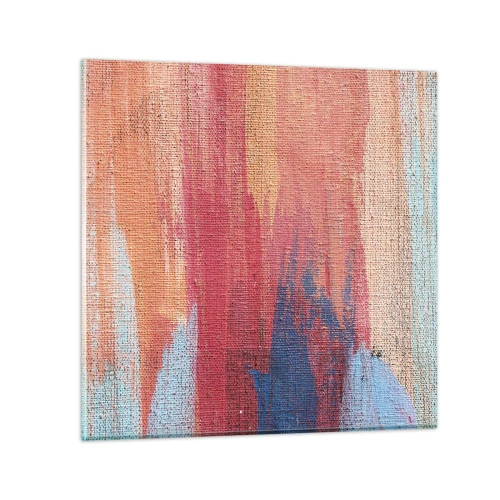 Tablou pe sticlă - Plutind prin curcubeu - 50x50 cm
