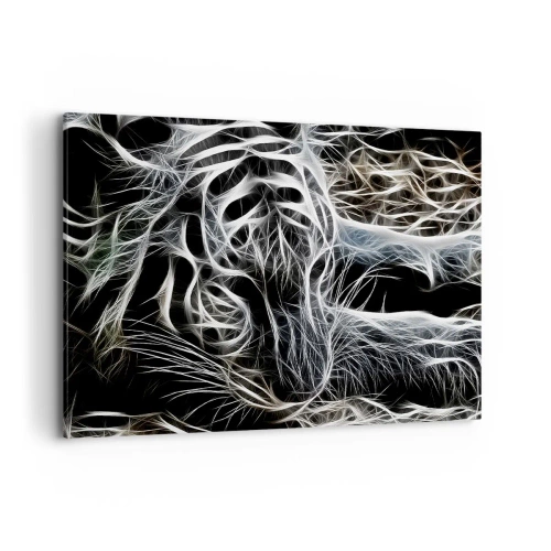 Tablou pe pânză - Un studiu al lejerității felinelor - 100x70 cm