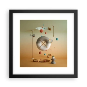 Poster în ramă neagră - Orice se poate întâmpla - 30x30 cm