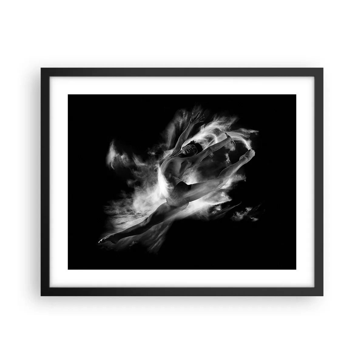 Poster în ramă neagră - Oprit în zbor - 50x40 cm