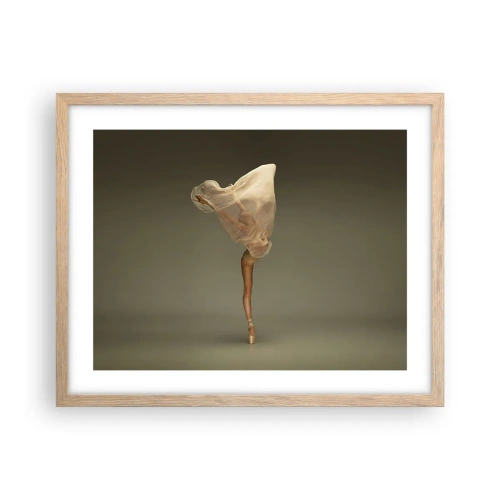 Poster în ramă de stejar deschis - Pe cale să zboare - 50x40 cm