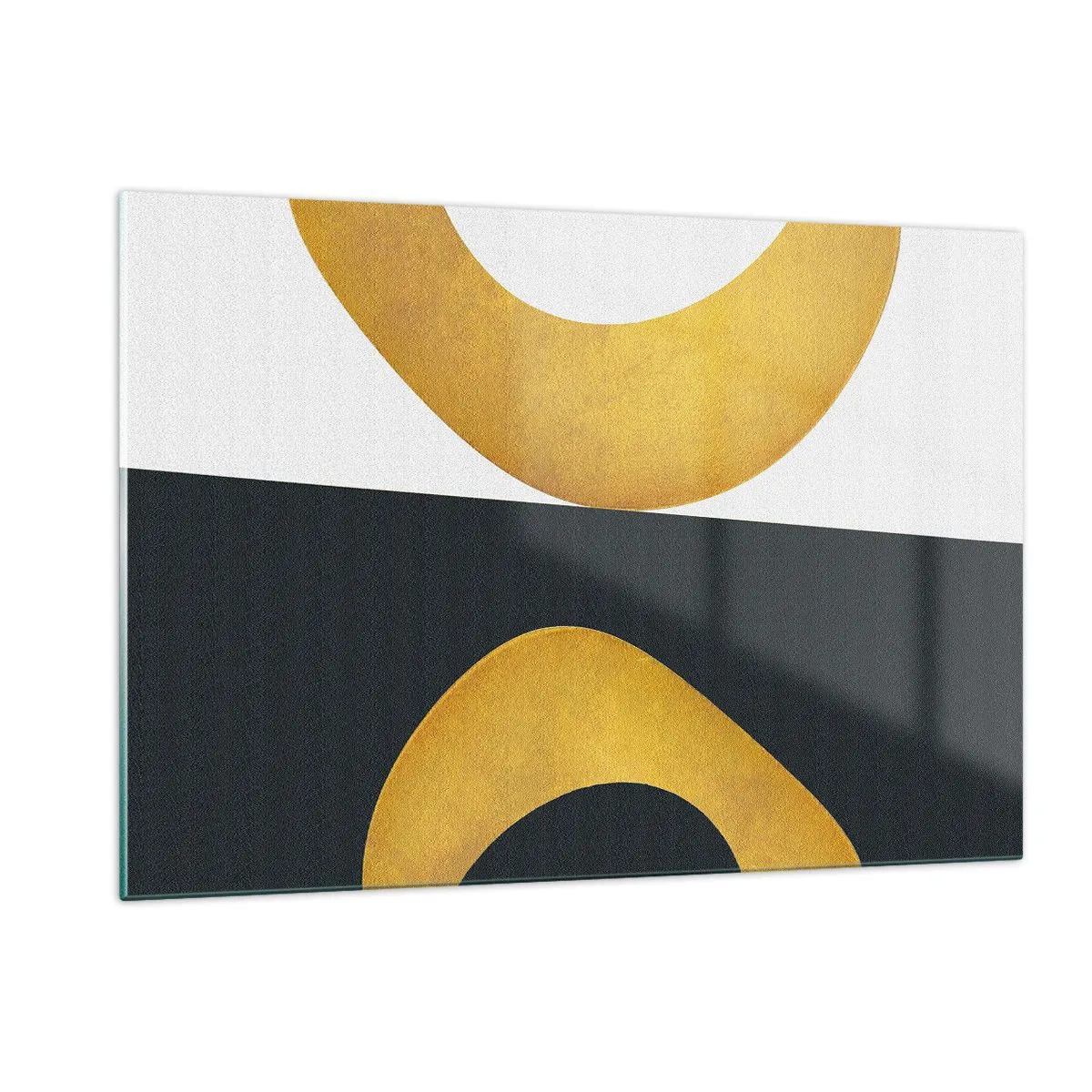 Tablou pe sticlă - În primul rând: aurul - 120x80 cm