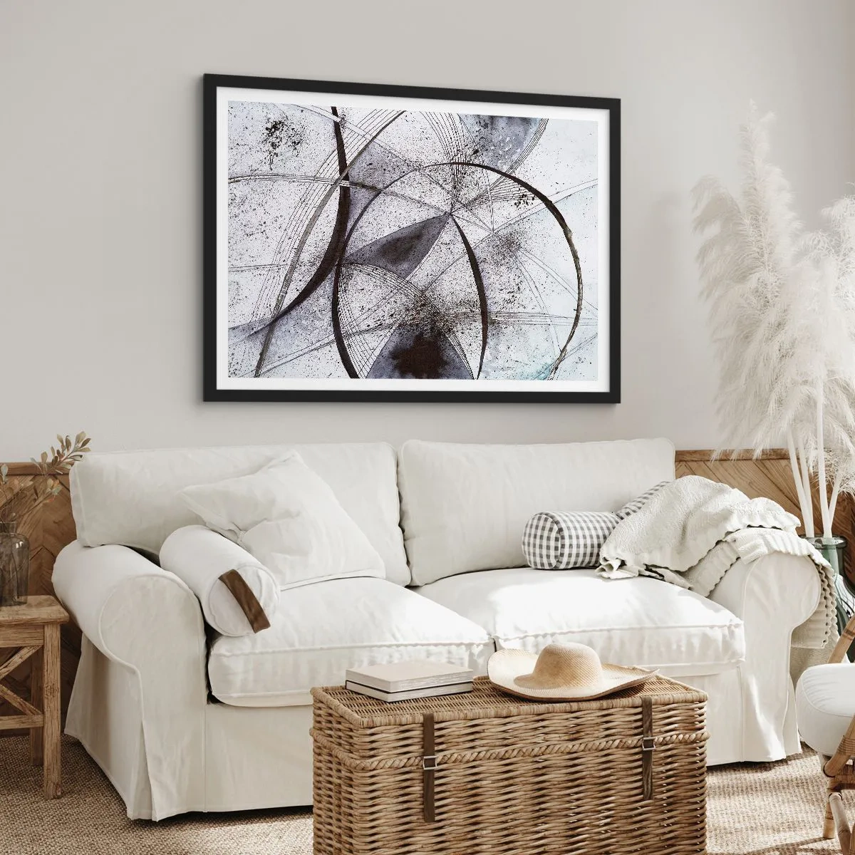 Poster în ramă neagră - O fantezie futuristă - 70x50 cm