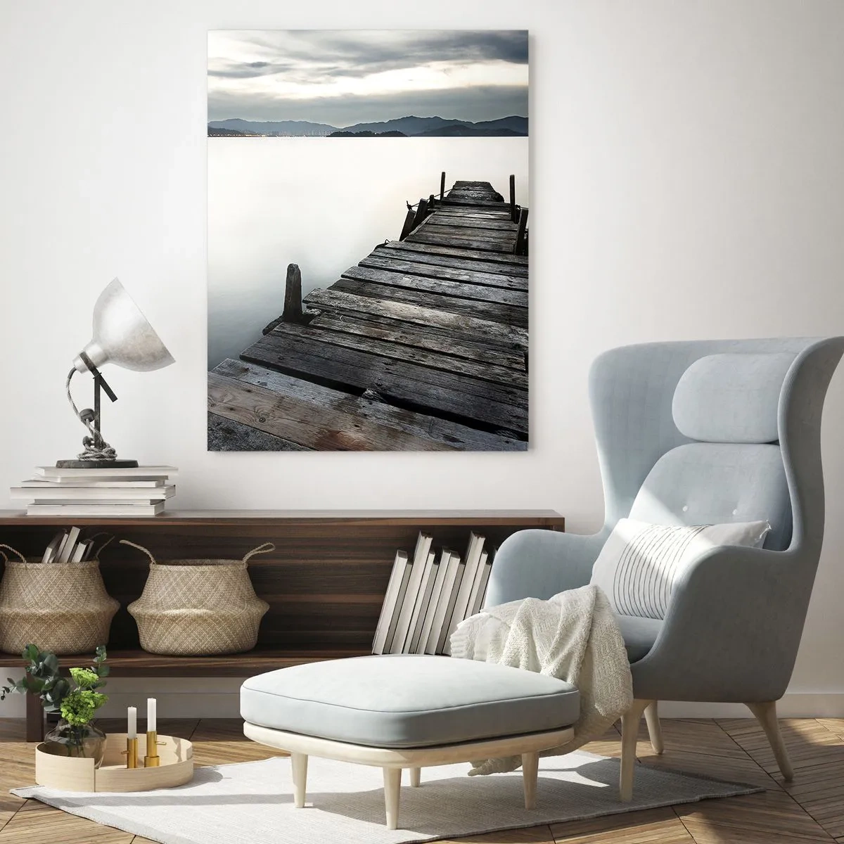 Tablou pe sticlă - Scufundă-te în pace - 70x100 cm