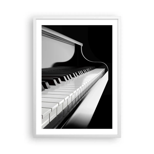 Poster în ramă albă - Armonia formelor și a culorilor - 50x70 cm