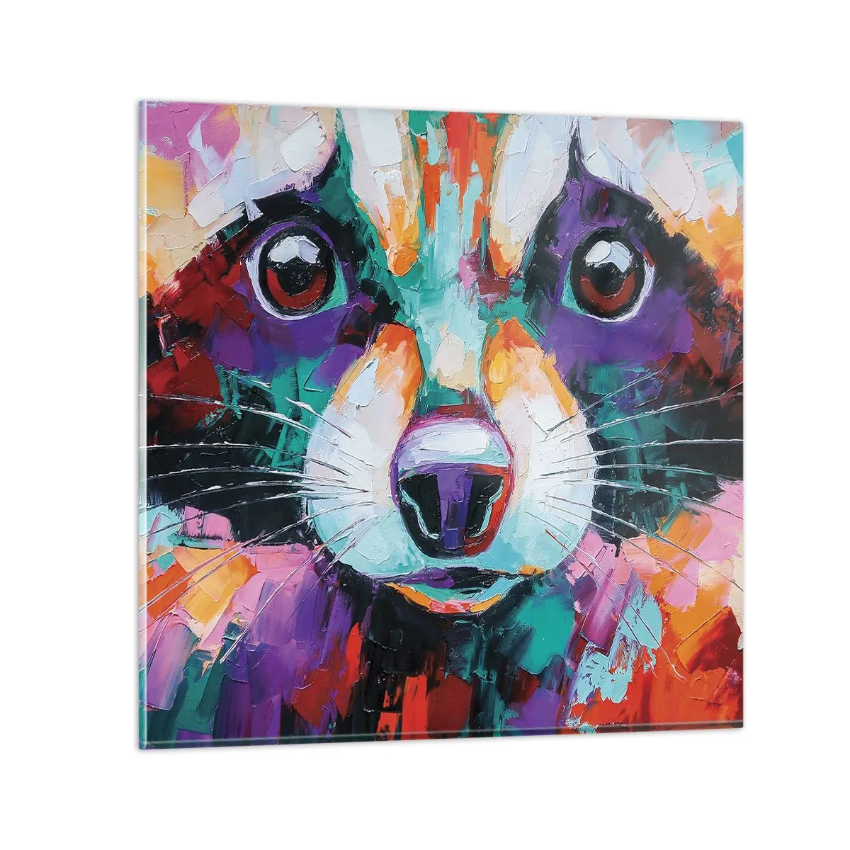 Tablou pe sticlă - Doar emoții bune - 40x40 cm