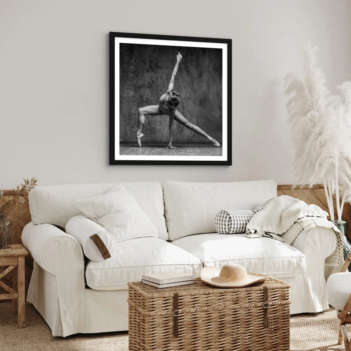 Poster în ramă neagră - Idealul de echilibru - 30x30 cm