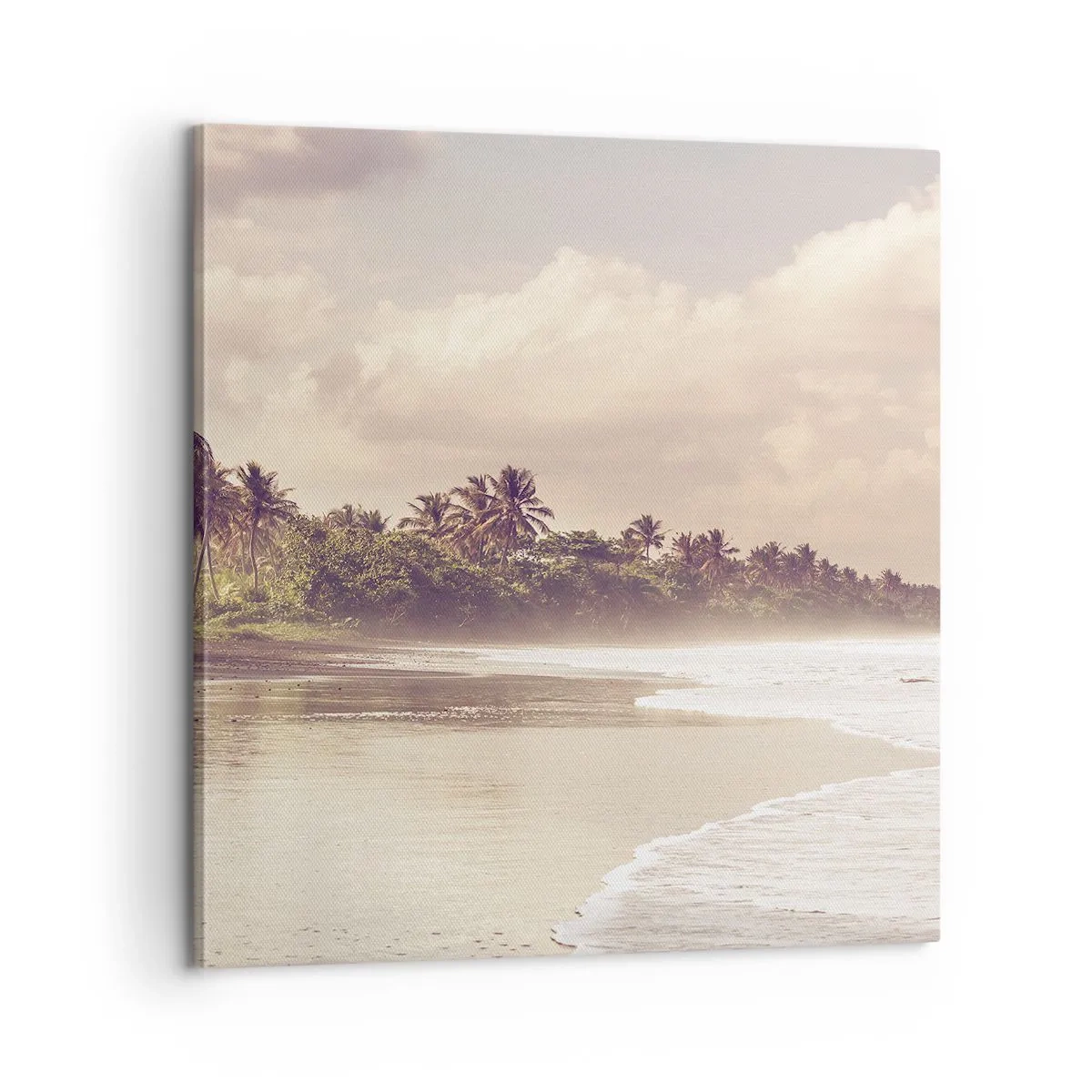 Tablou pe pânză - Mângâind valurile - 60x60 cm