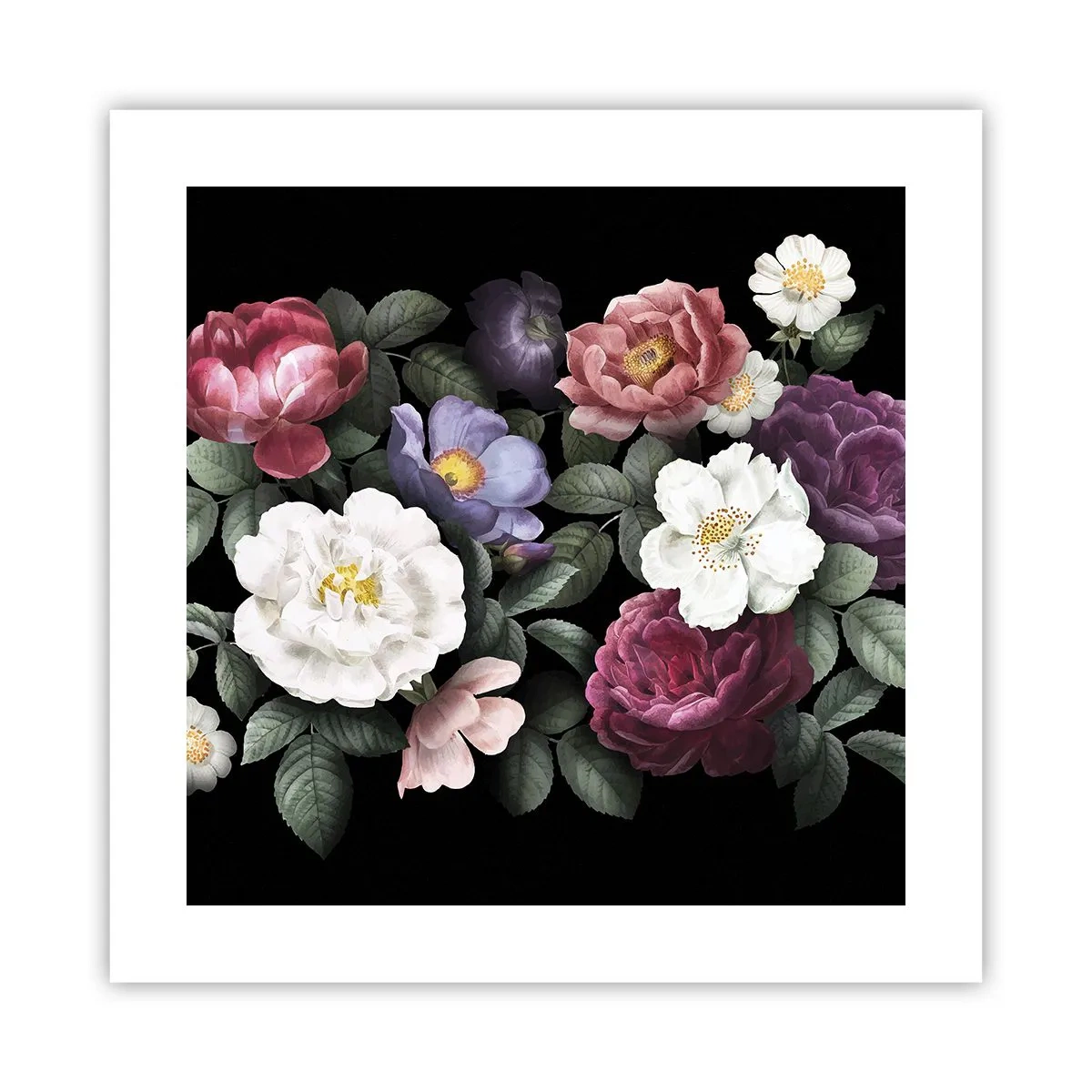 Poster - Dintr-o grădină engleză - 40x40 cm