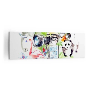 Tablou pe pânză - Prin obiectivul unui călător - 160x50 cm