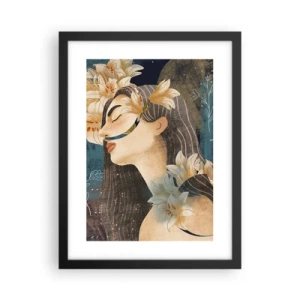 Poster în ramă neagră - Povestea prințesei cu crini - 30x40 cm