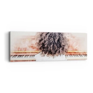 Tablou pe pânză - Într-o lume a muzicii - 90x30 cm