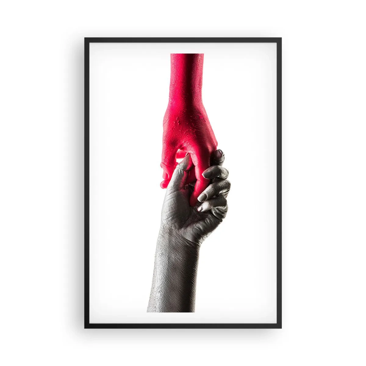 Poster în ramă neagră - Împreună, deși diferiți - 61x91 cm