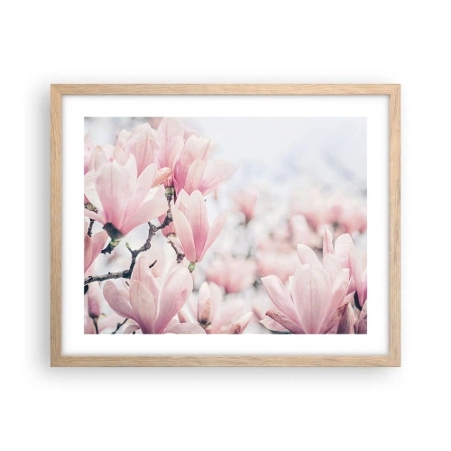 Poster în ramă de stejar deschis - Idealul de subtilitate - 50x40 cm