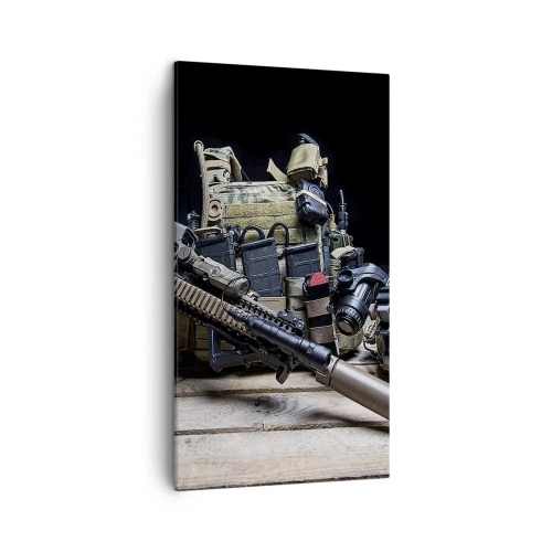 Tablou pe pânză - Pe loc repaus! - 45x80 cm