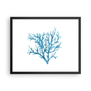 Poster în ramă neagră - Filigranul marin - 50x40 cm