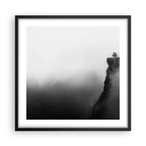 Poster în ramă neagră - La capătul lumii - 50x50 cm