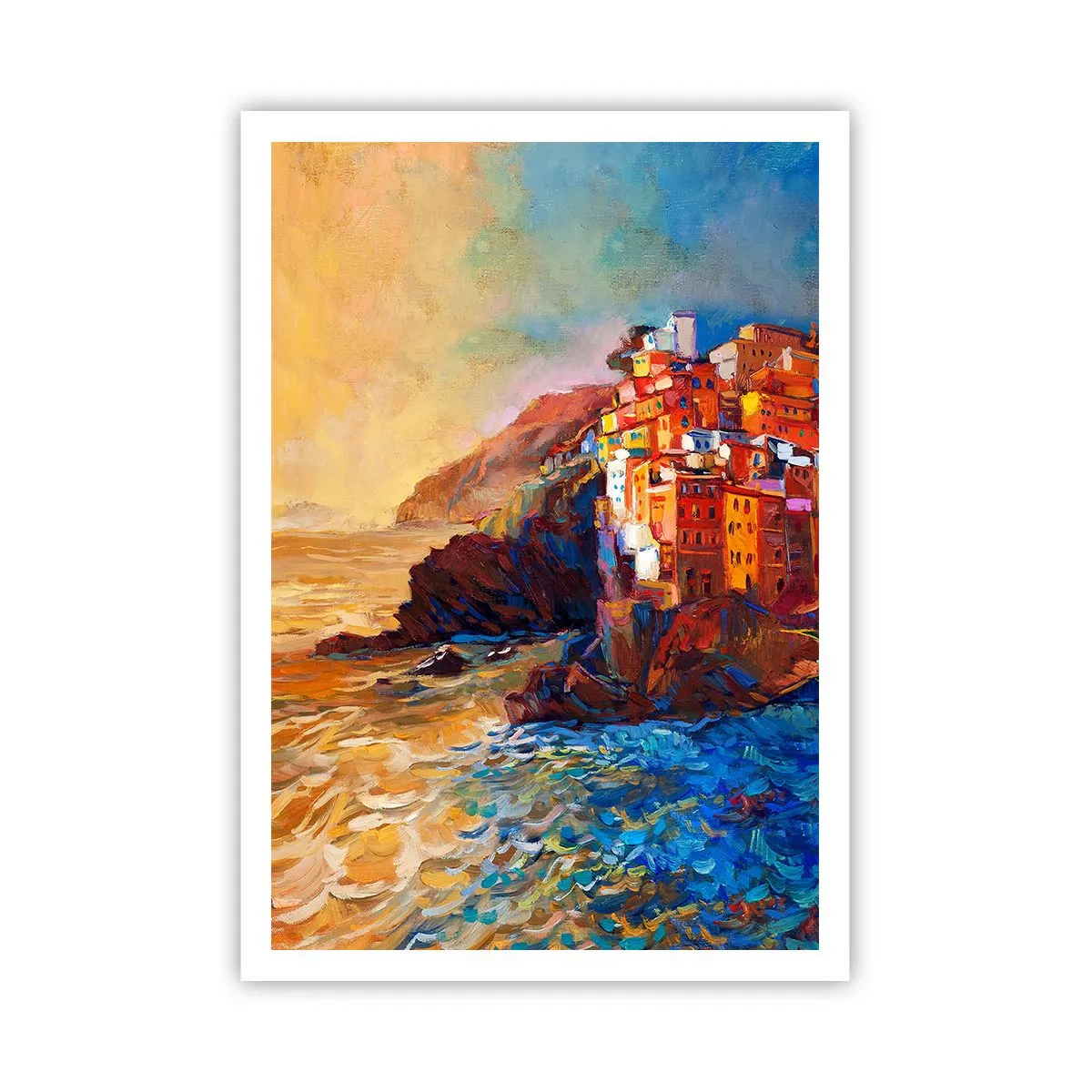 Poster - Oraș italian de vis - 70x100 cm