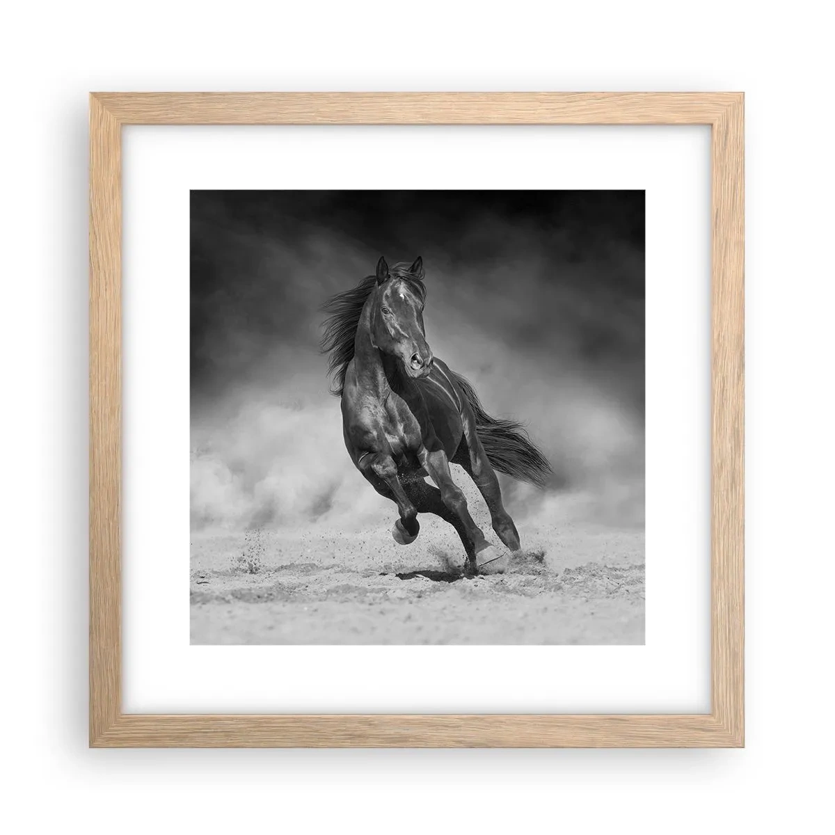 Poster în ramă de stejar deschis - Dorința emirului - 30x30 cm