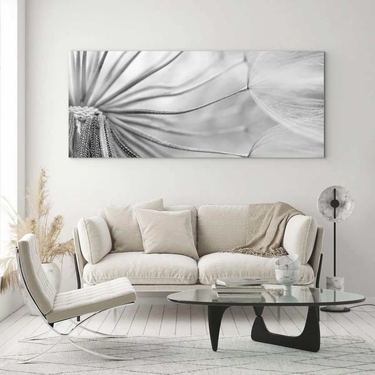 Tablou pe sticlă - Suflarea zmeilor - 100x40 cm