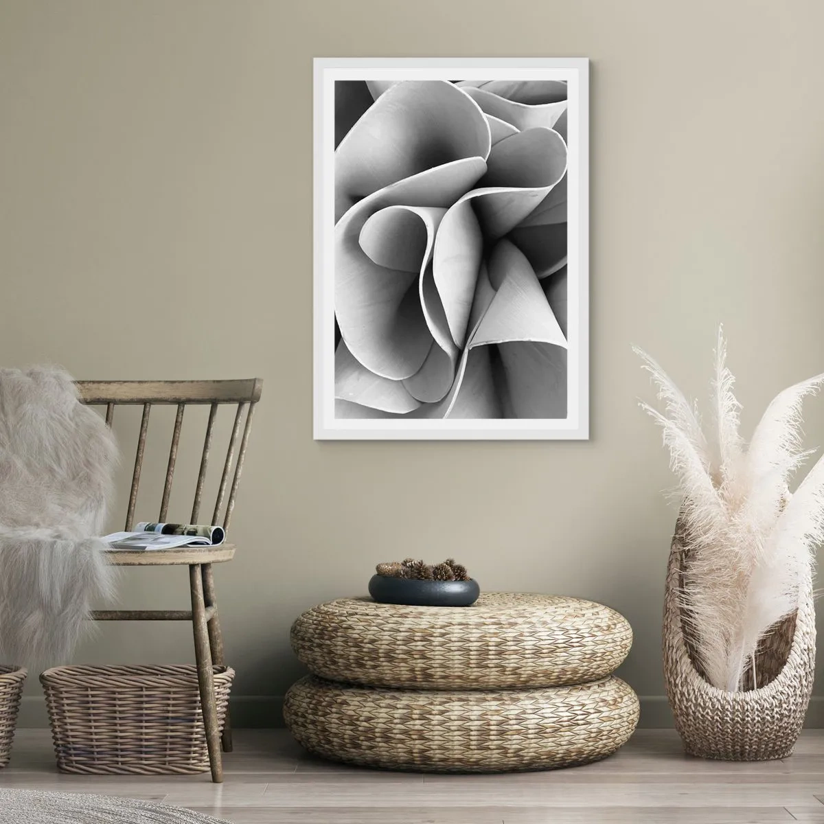 Poster în ramă albă - Se întâmplă în spațiu - 50x70 cm