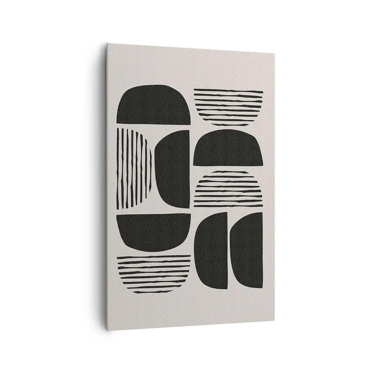 Tablou pe pânză - Jumătăți necomplete - 80x120 cm