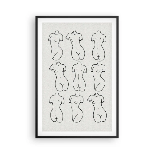 Poster în ramă neagră - Doar Venus - 61x91 cm