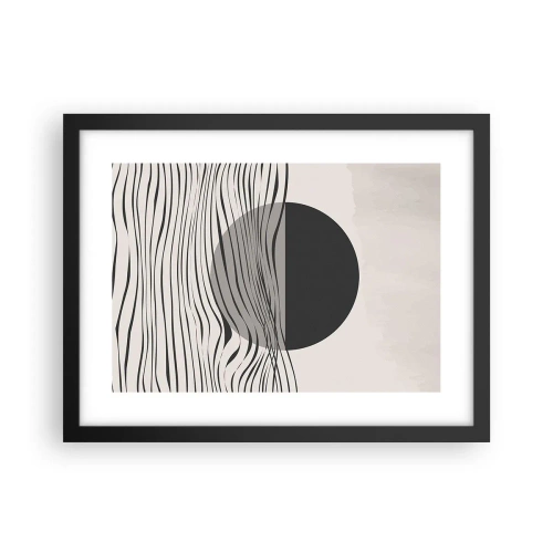 Poster în ramă neagră - Semicompunere - 40x30 cm