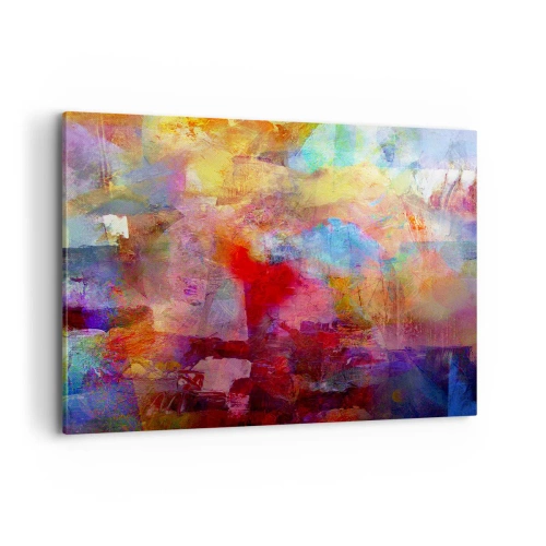 Tablou pe pânză - O privire în interiorul curcubeului - 120x80 cm