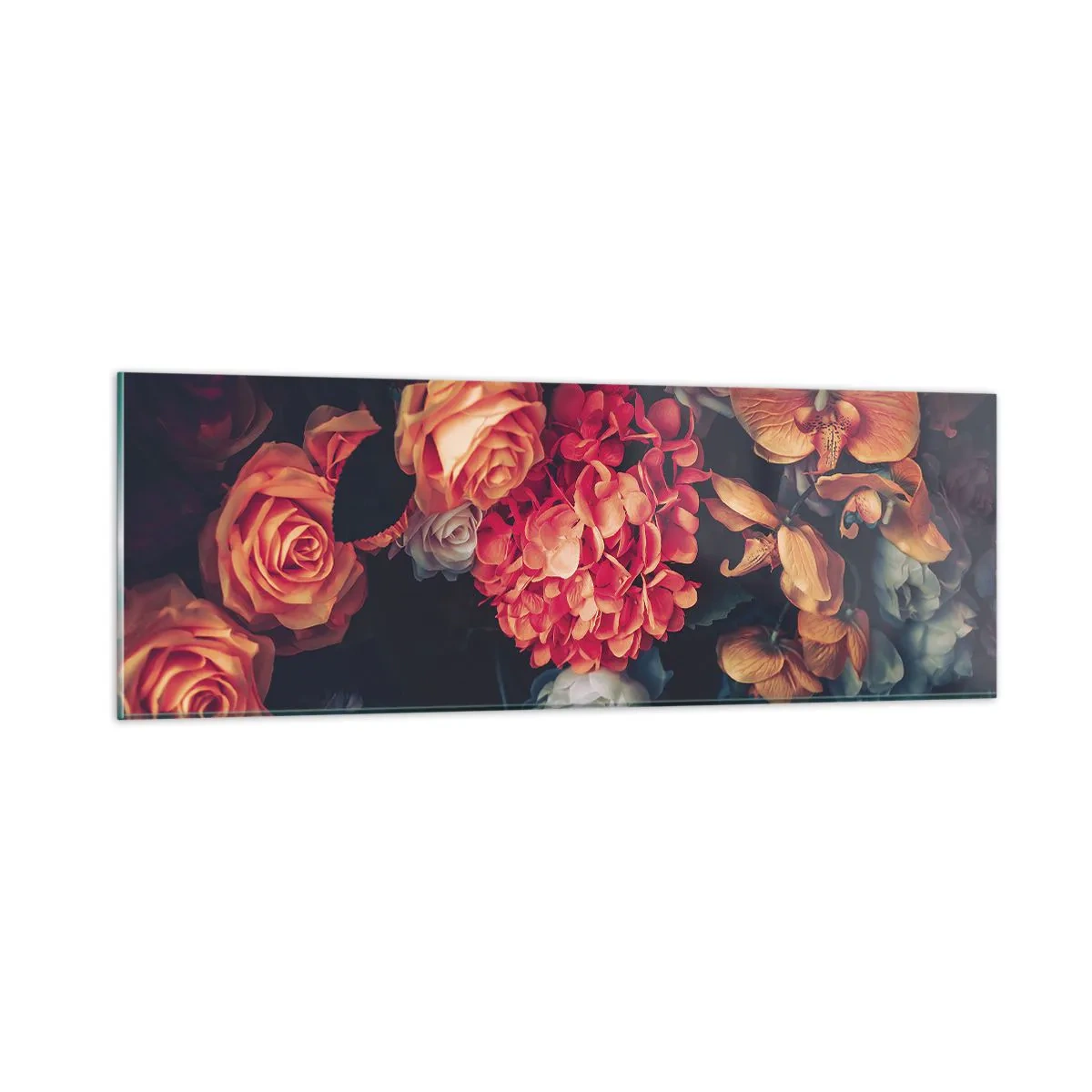 Tablou pe sticlă - Ca la maeștri olandezi - 90x30 cm