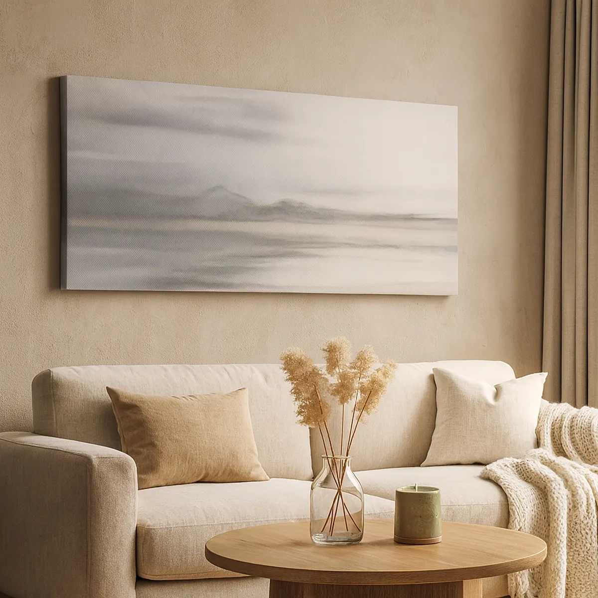 Tablou pe pânză - Gândul îndepărtat - 30x30 cm