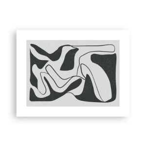 Poster - Distracție abstractă în labirint - 40x30 cm