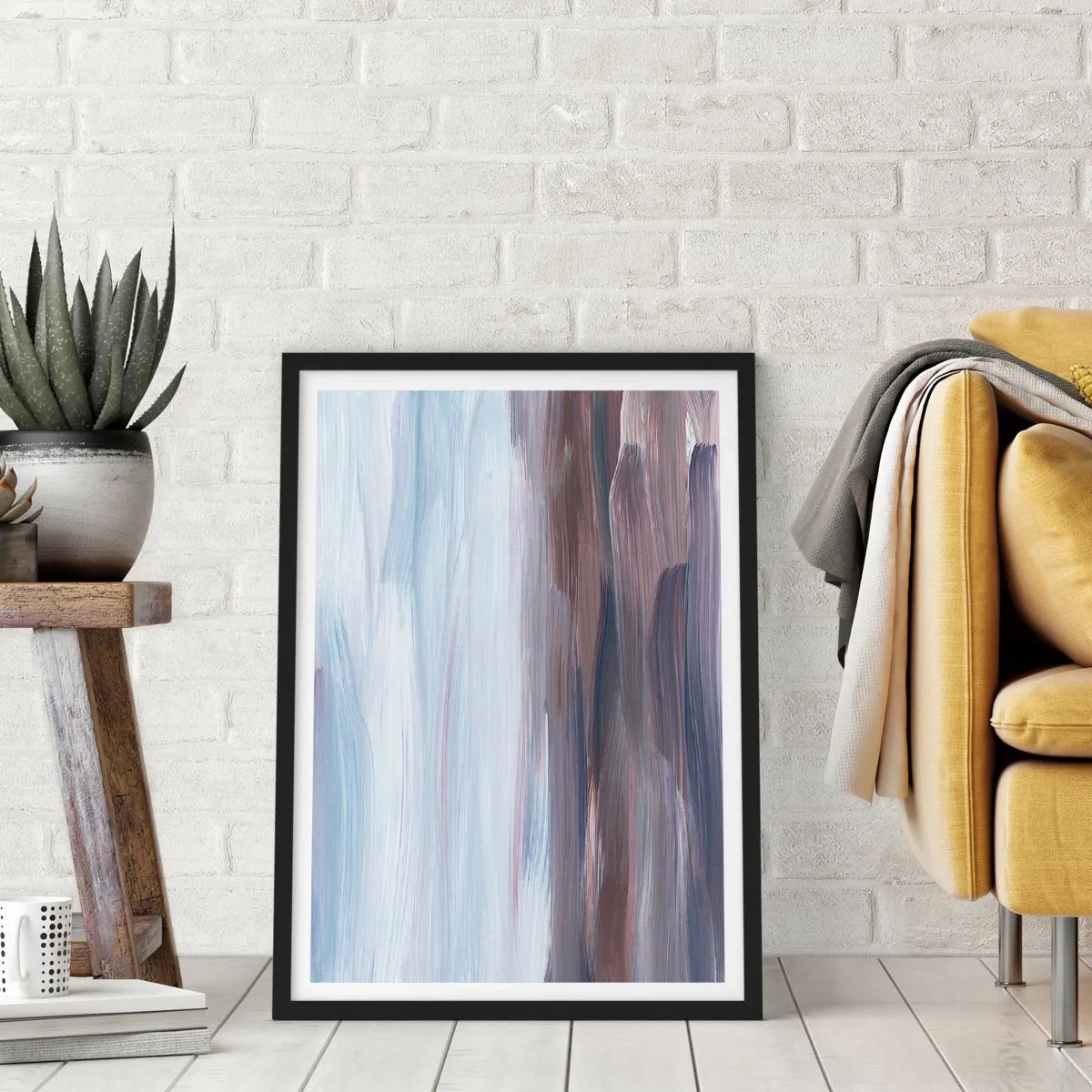 Poster în ramă neagră - Elemente: apă - 61x91 cm